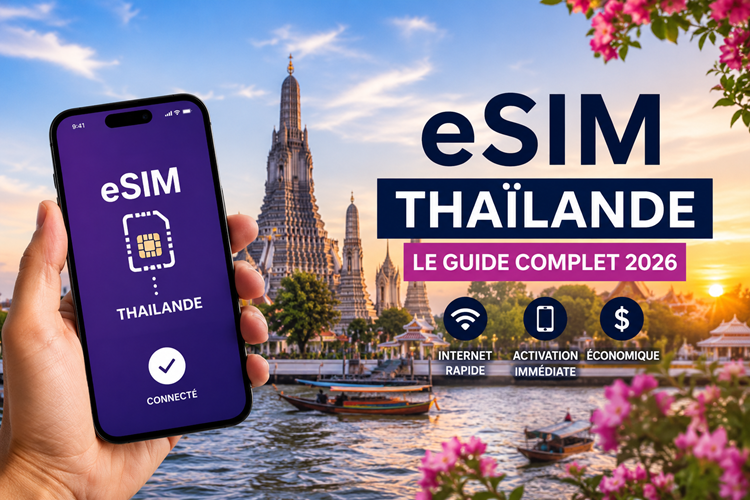 eSIM pour voyager en Thaïlande