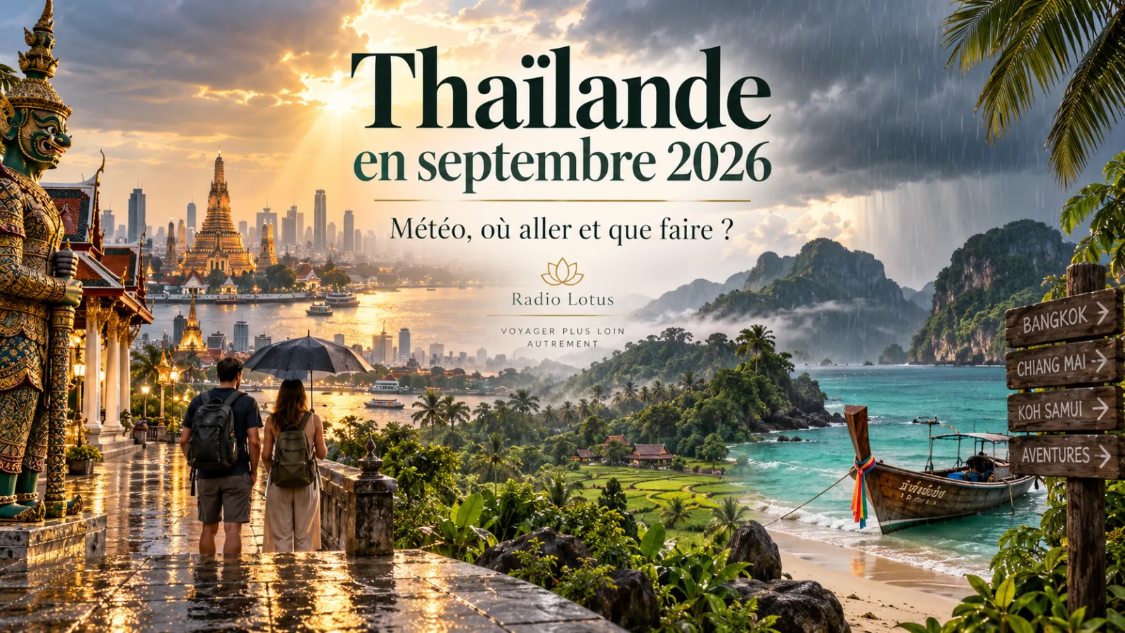 Thaïlande en septembre 2026 : météo et où aller ?